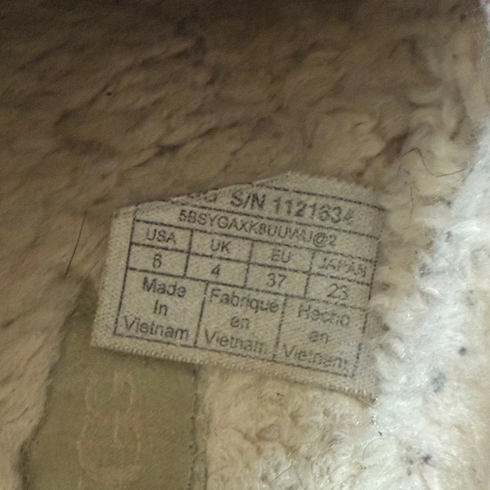 UGG Plush Shearling Mule Slippers - Light Tan sugar slides - Picture 6 of 6